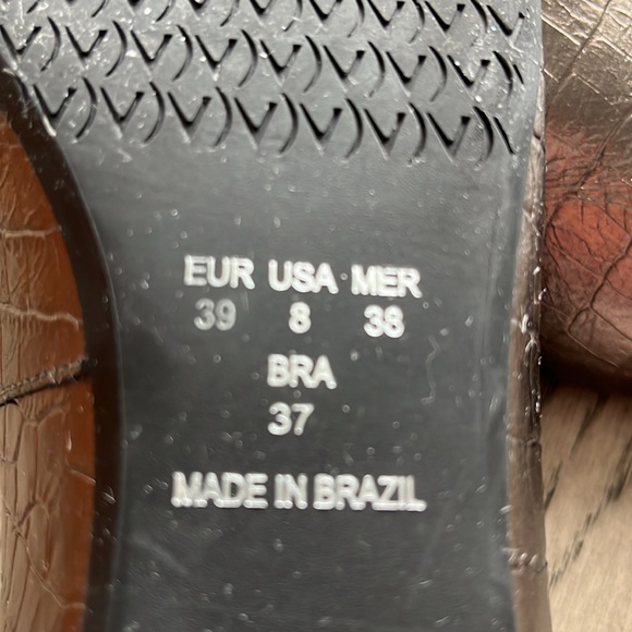 Anthropologie Vicenza genuine leather flats size 8 - Picture 8 of 10